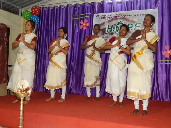 HOPE Hostel girls perform welcome dance