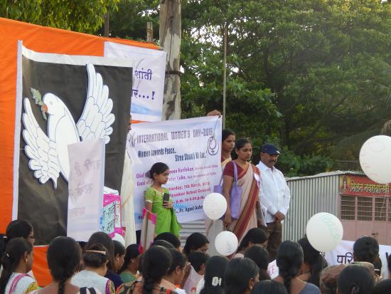 Moment of Silence was observed for the women who were the victims of violence.